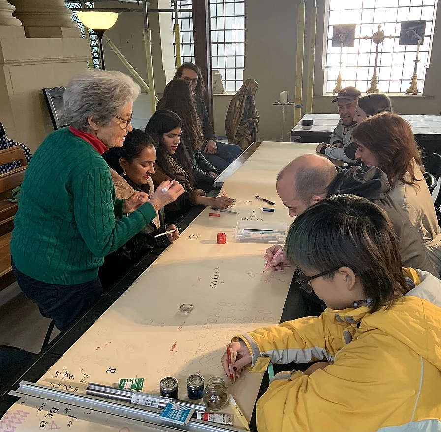 Calligraphy Demonstration and Workshop