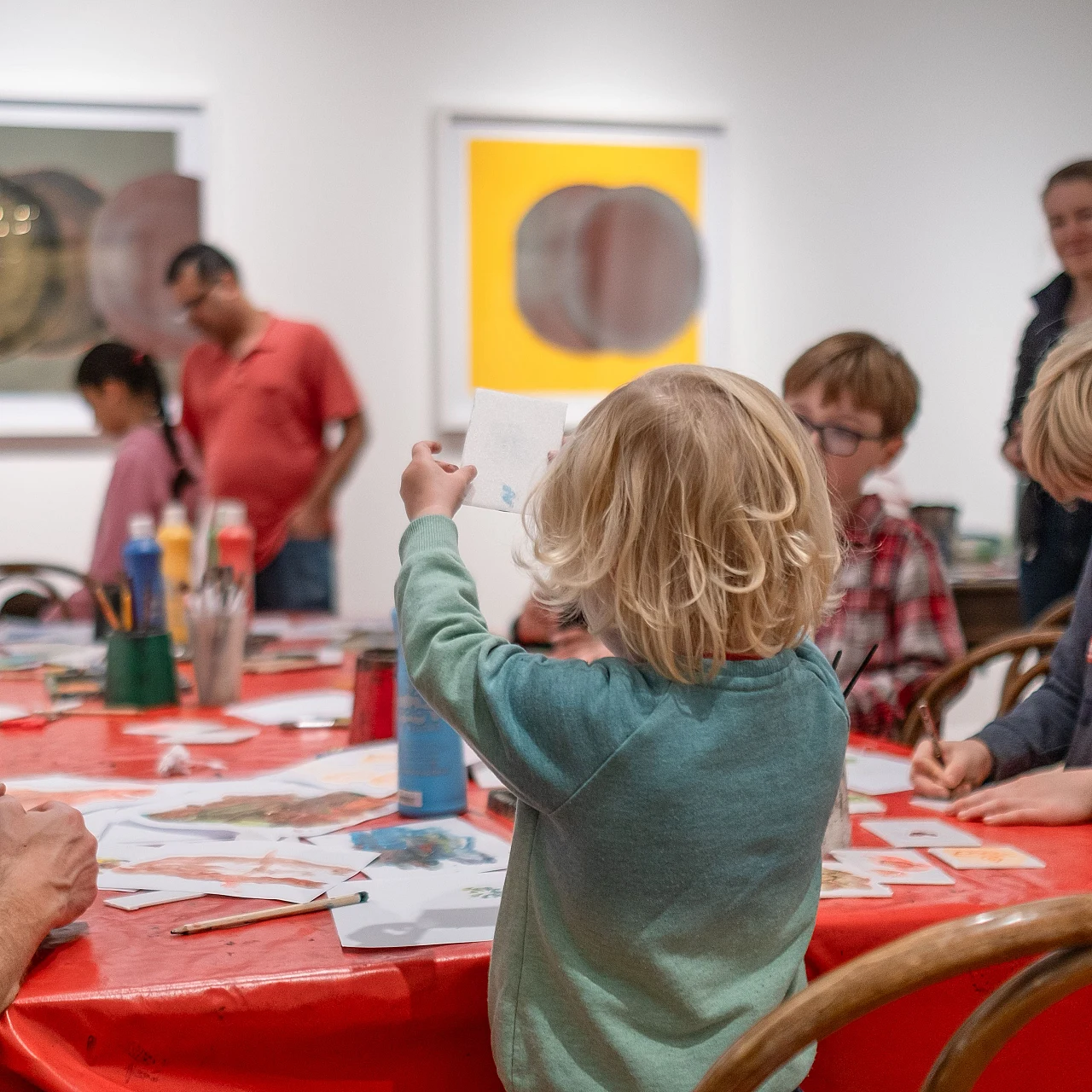 Family Art Day at October Gallery