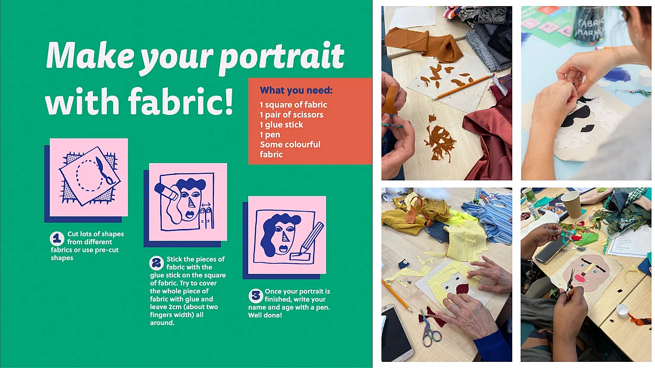 Portrait Making with Fabric - Portrait(s) of Camden